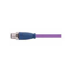 Connecteur mâle M12, 2 pol., codage B IP67, 4A, blindé